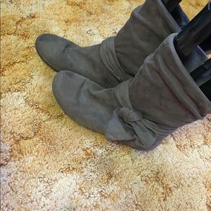 Grey Knotted ALDO booties